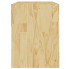 Naturalna drewniana szafka nocna z szuflada Uwer