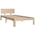 Drewniane naturalne łóżko 90x200 Iringa 3X