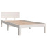 Drewniane białe łóżko 90x200 Iringa 3X