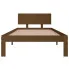 Sosnowe brązowe łóżko 90x200 Iringa 3X