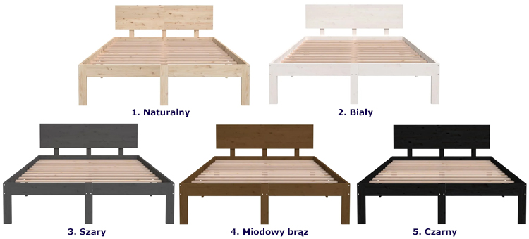 kolory łózka Iringa 4X