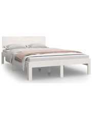 Białe łóżko z drewna sosnowego 120x200 - Iringa 4X w sklepie Edinos.pl