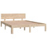 Drewniane naturalne łóżko 140x200 Iringa 5X