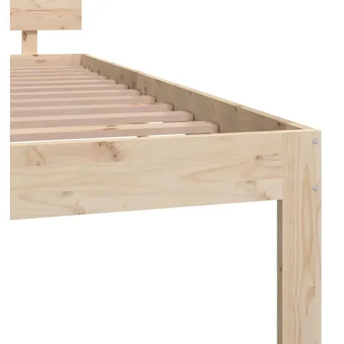 rama i stelaż naturalnego sosnowego łóżka Iringa 5X