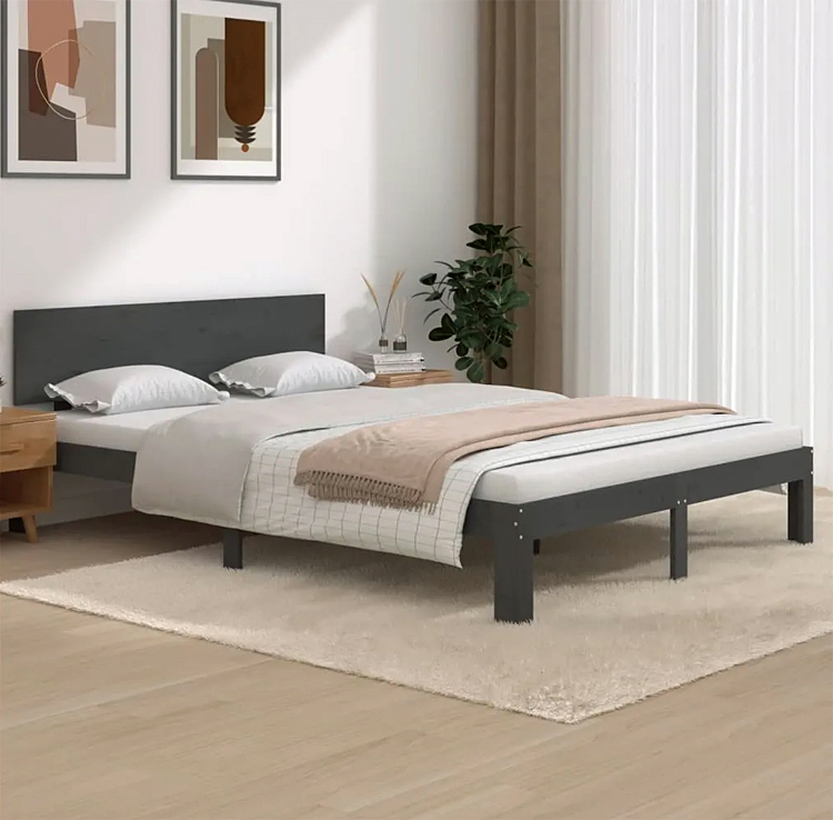 aranżacja z szarym łóżkiem Xena 5X