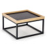 Kwadratowy nowoczesny stolik kawowy - Usal 3X