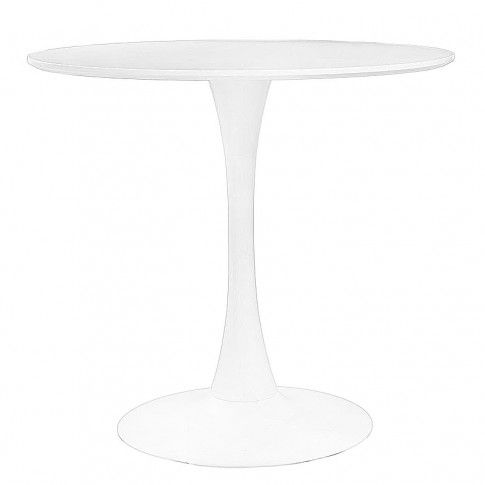 Zdjęcie produktu Stół okrągły Catrin - biały.
