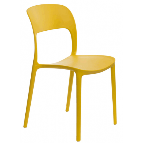Zdjęcie produktu Krzesło Deliot 2X - żółte.