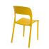 Zdjęcie krzesło Deliot 2X żółte do kawiarni - sklep Edinos.pl