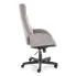 Szary tapicerowany fotel biurowy Vespos