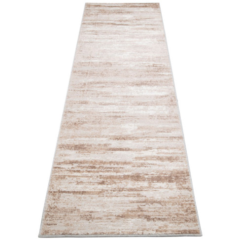 Nowoczesny chodnik dywanowy w nieregularne poziome pasy Evato 4X