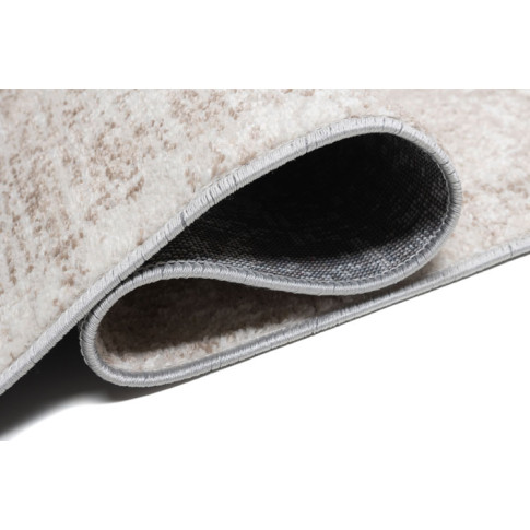 Miękki nowoczesny chodnik dywanowy w przecierane poziome linie Evato 7X