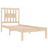 Drewniane naturalne łóżko 90x200 Basel 3X