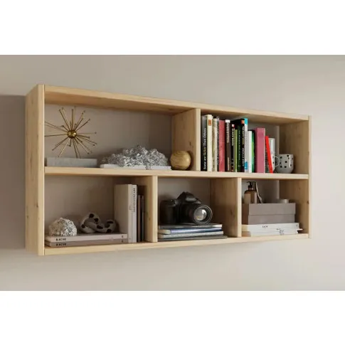 aranżacja z półką nad biurko dąb artisan Gerva 3X