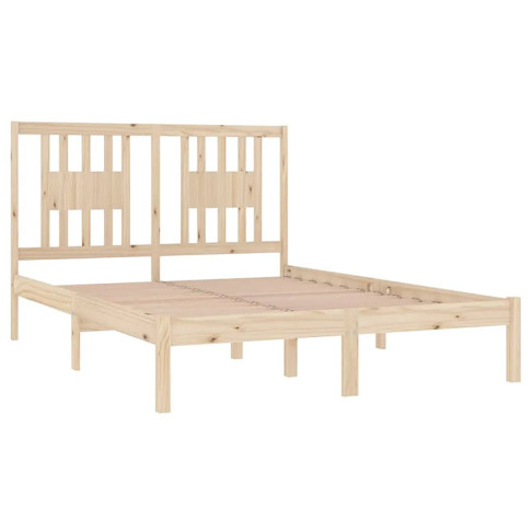 Drewniane naturalne łóżko 120x200 Basel 4X