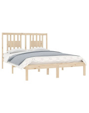 Naturalne drewniane łóżko 120x200 - Basel 4X w sklepie Edinos.pl