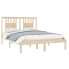 Naturalne drewniane łóżko 120x200 - Basel 4X