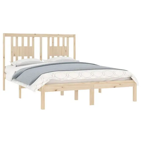 Sosnowe naturalne łóżko 120x200 Basel 4X