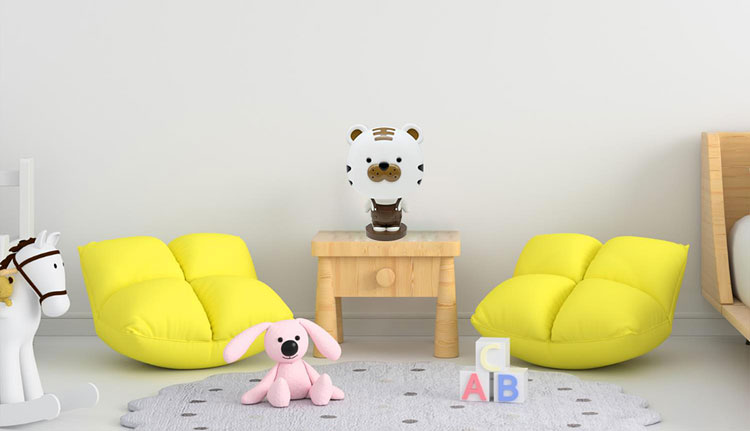 Lampka nocna dziecięca tygrysek brązowa A364-Marel