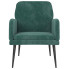 Zielony nowoczesny fotel wypoczynkowy Efestos