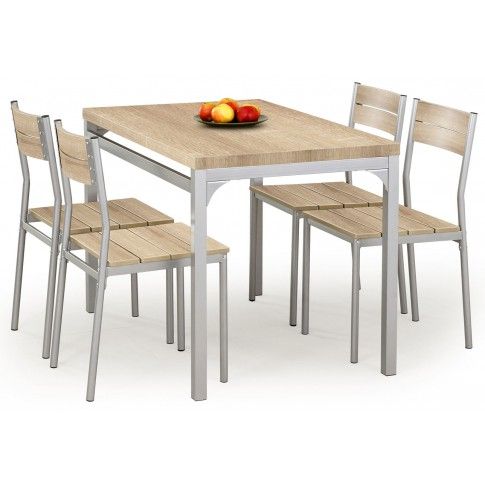 Zdjęcie produktu Stół z krzesłami Torino - dąb sonoma.