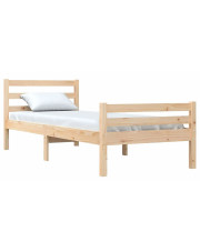 Pojedyncze łóżko z naturalnej sosny 90x200 - Aviles 3X w sklepie Edinos.pl