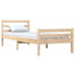 Pojedyncze łóżko z naturalnej sosny 90x200 - Aviles 3X