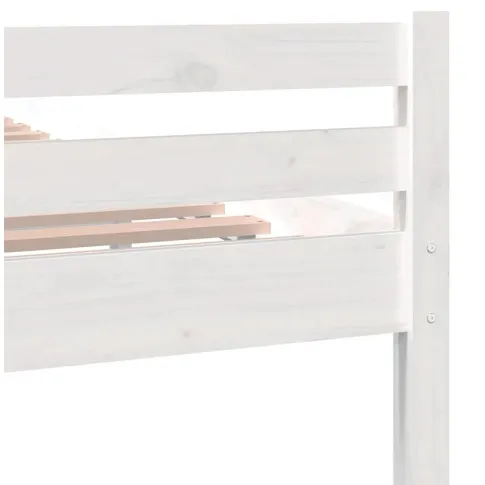 zagłówek białego drewnianego łóżka Aviles 3X