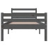 Łóżko drewniane szare Aviles 3X