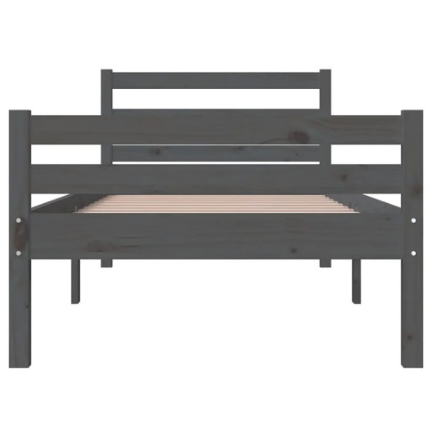 Łóżko drewniane szare Aviles 3X