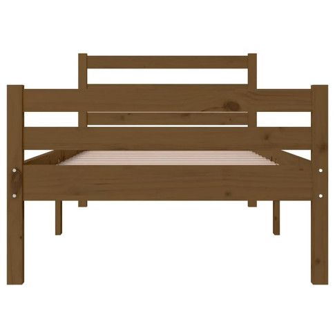 Łóżko drewniane brązowe Aviles 3X
