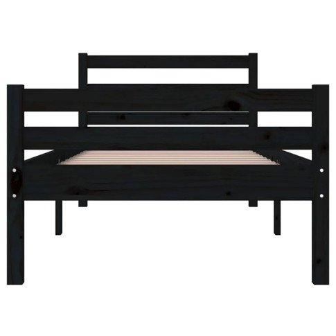 Łóżko drewniane czarne Aviles 3X