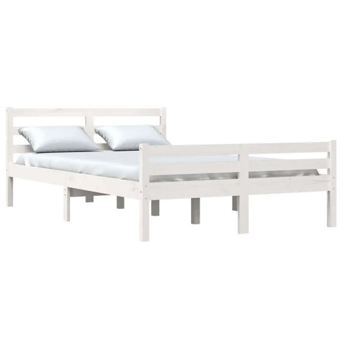 Sosnowe białe łóżko 120x200 Aviles 4X
