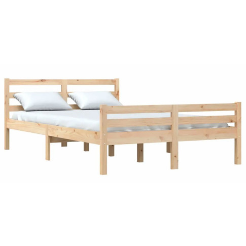 Sosnowe naturalne łóżko 140x200 Aviles 5X
