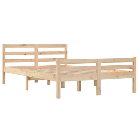 Drewniane naturalne łóżko 160x200 Aviles 6X