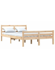 Podwójne łóżko z naturalnej sosny 160x200 - Aviles 6X w sklepie Edinos.pl
