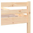 zagłówek naturalnego drewnianego łóżka Aviles