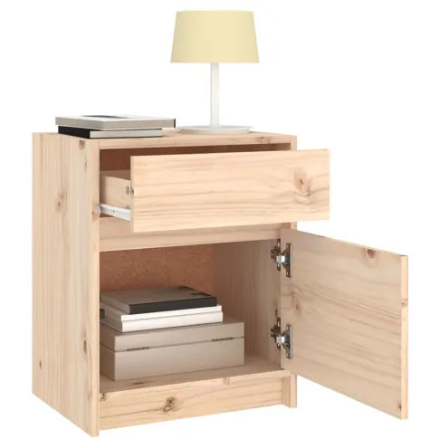 Sosnowa szafka nocna Cewi