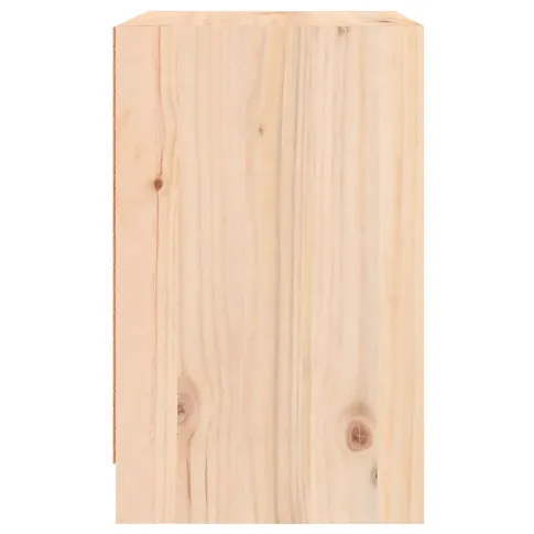 Szafka nocna z litego drewna sosnowego Cewi