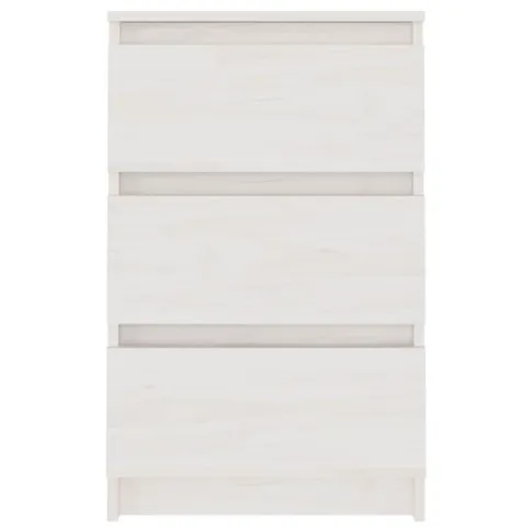 Biała drewniana komoda z litego drewna do sypialni skandynawskiej Orco