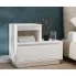 Biała szafka drewniana z szufladą Zopi