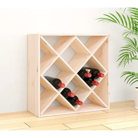 Wizualizacja regału na wino Tofa kolor naturalny