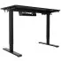 Czarne metalowe biurko elektryczne do pracy na stojąco Rucal 4X