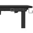 Metalowe czarne biurko z regulacją wysokości Rucal 4X