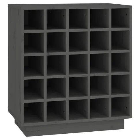 Szary regał na wino Holm