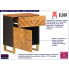 Drewniany stolik nocny Laszlo 7X