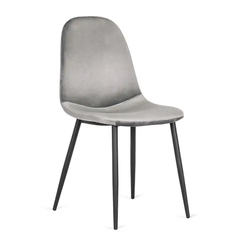 Szare krzesło nowoczesne Heso