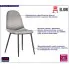 Szare minimalistyczne krzesło Heso