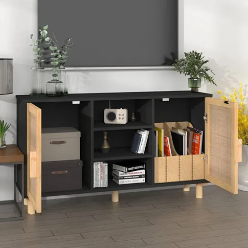 Prezentacja czarnej komody Cukor 5X