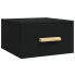 Czarna wisząca szafka nocna z szufladą - Apuss